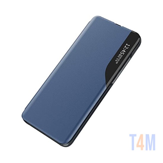 Capa Flip Smart View para Xiaomi Redmi A1 Plus Azul